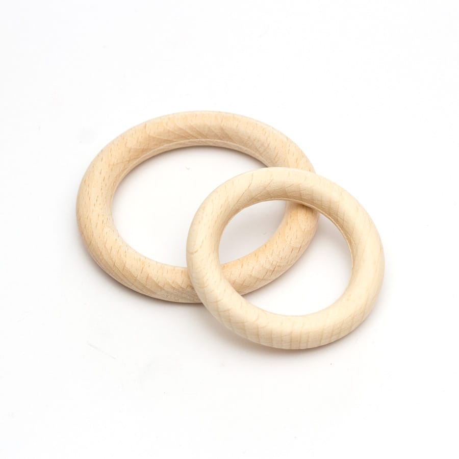 Drevený krúžok prírodný 47/31 mm